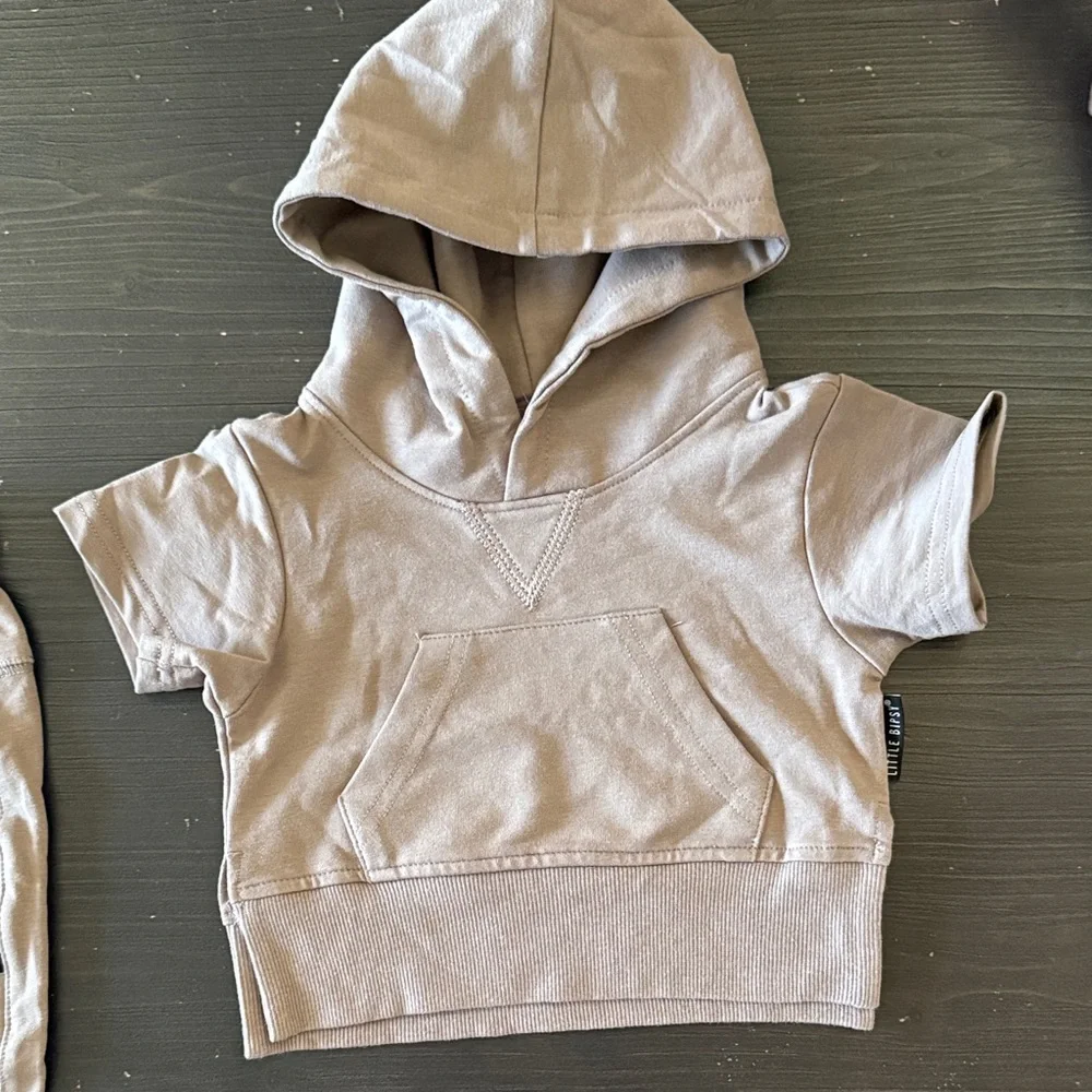 Little Bipsy Tan Hoodie and Jogger Set - Picture 4 of 5
